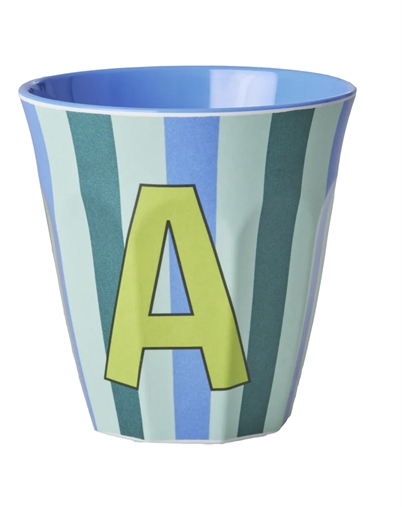 Rice Kids - Mittlerer Alphabetbecher - A - Stripes